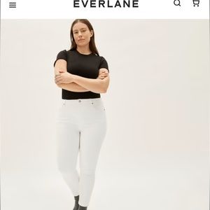 EVERLANE high rise ankle skinny jean